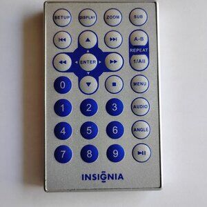 Insignia DVD Remote Control